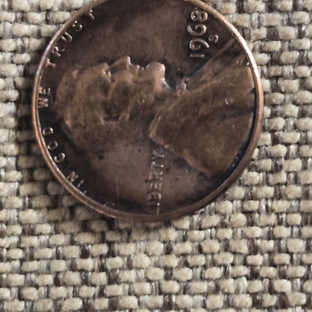 1968 Lincoln Penny - Copper-Toned Coin